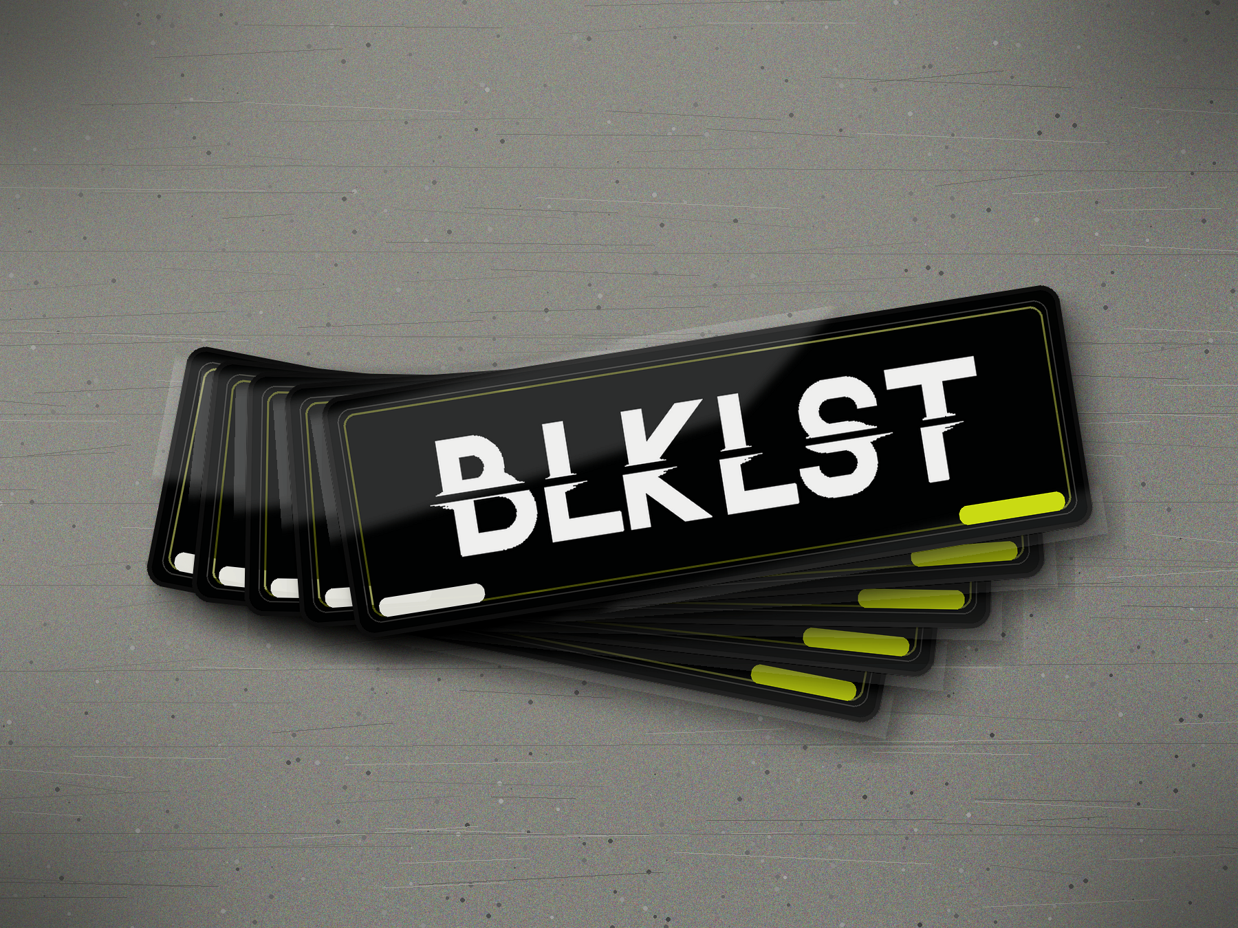BLKLST Glossy Sticker Pack